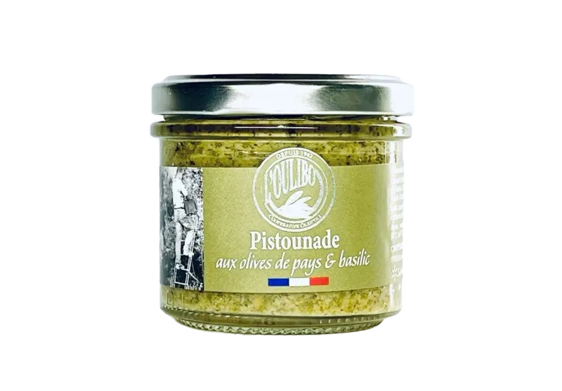 Pistounade aux olives de pays et basilic