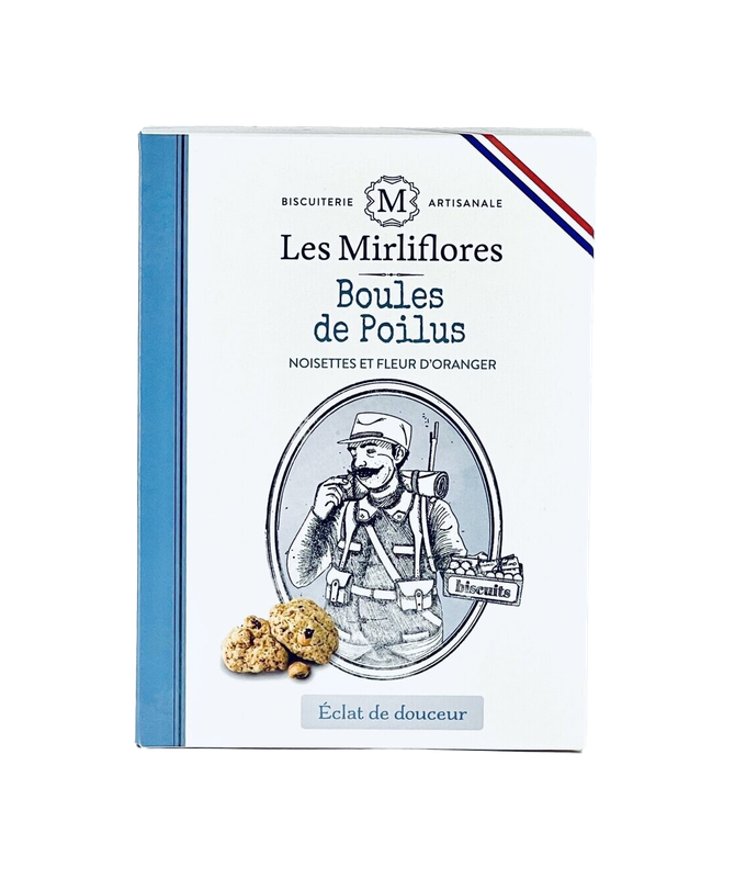 Biscuits Boules de Poilus Noisettes et Fleur d'Oranger