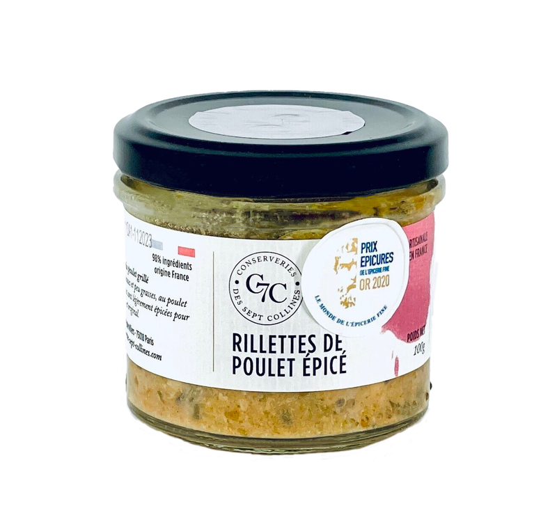 Rillette de Poulet épicé Rillette de Poulet épicé