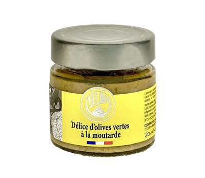 Délice d'olives vertes à la moutarde