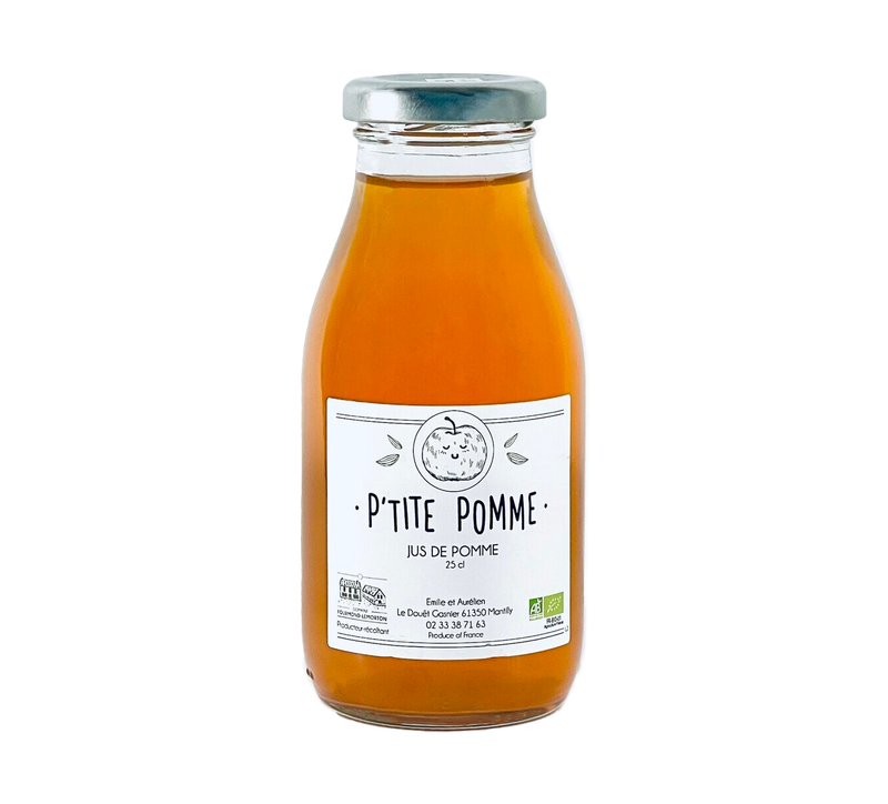Jus de pomme Bio P'tite Pomme Jus de pomme Bio P'tite Pomme