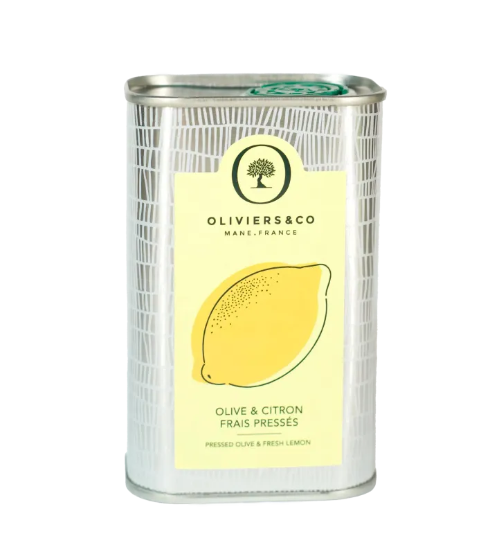 Huile Olive et Citron frais pressés Huile Olive et Citron frais pressés
