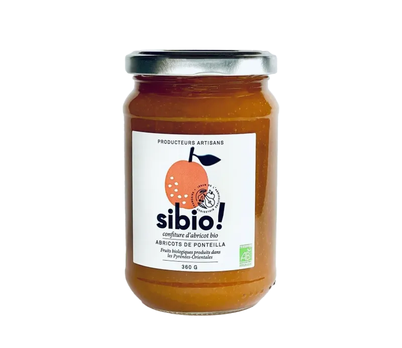Confiture d'abricot Bio