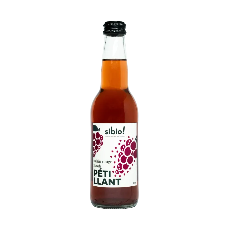 Jus de raisin rouge pétillant Sibio Jus de raisin rouge pétillant Sibio