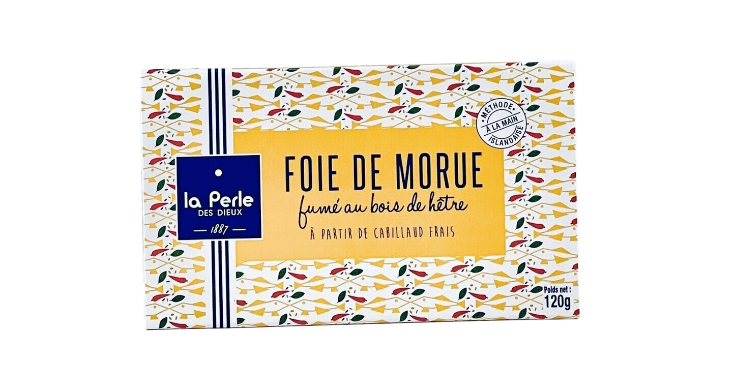 Foie de Morue fumé au bois de hêtre Foie de Morue fumé au bois de hêtre