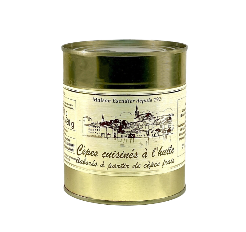 Cèpes cuisinés à l'huile Cèpes cuisinés à l'huile
