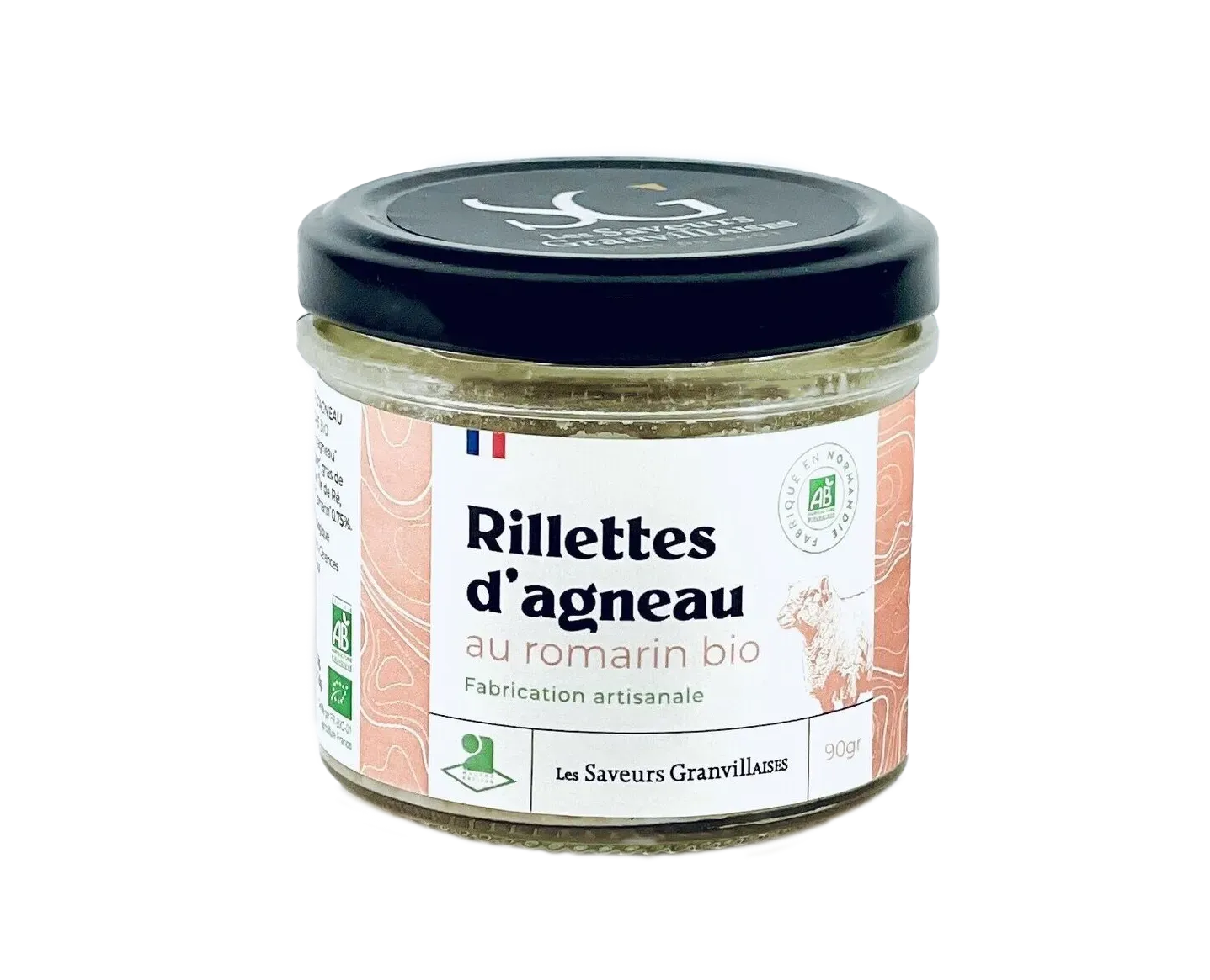 Rillettes d'agneau au romarin bio Rillettes d'agneau au romarin bio