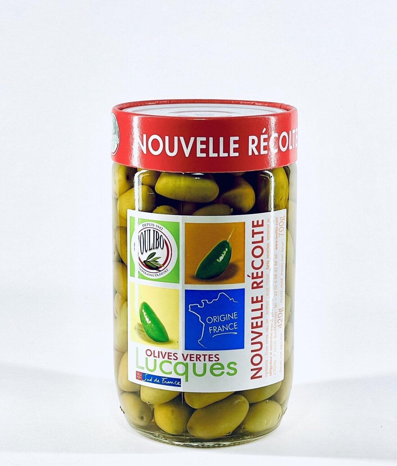 Olives vertes Lucques Nouvelle récolte Olives vertes Lucques Nouvelle récolte