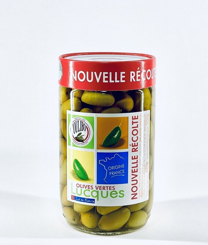 Olives vertes Lucques Nouvelle récolte