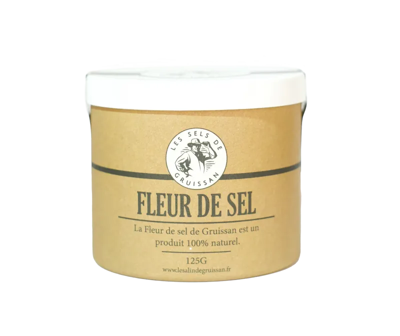 Fleur de sel - En tube cartonné. Fleur de sel - En tube cartonné.