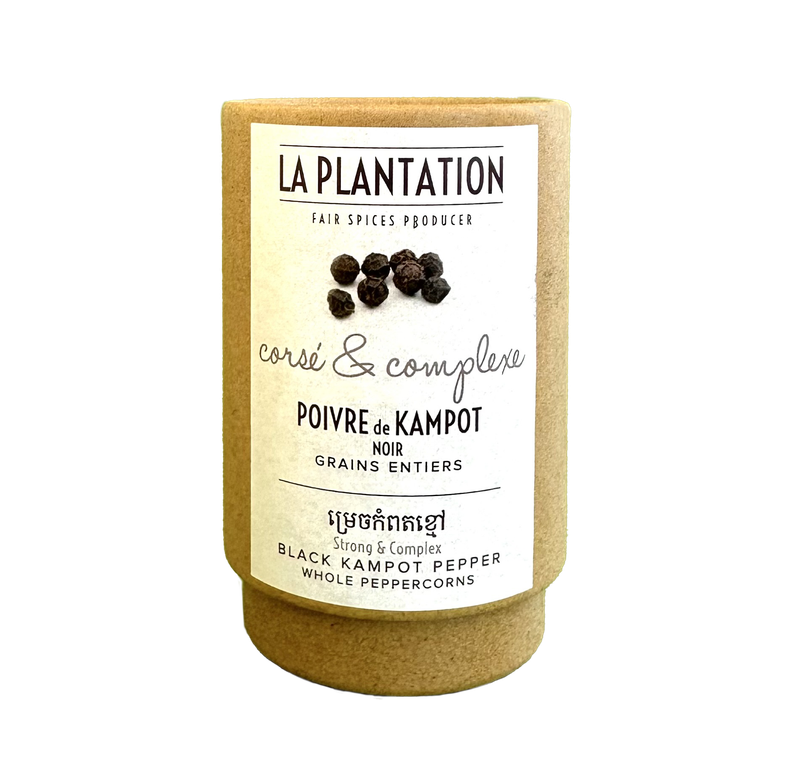 Poivre de Kampot Noir IGP en grains Poivre de Kampot Noir IGP en grains