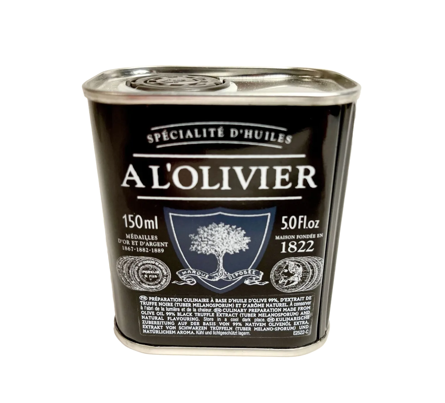 Huile d'Olive à la Truffe noire Huile d'Olive à la Truffe noire