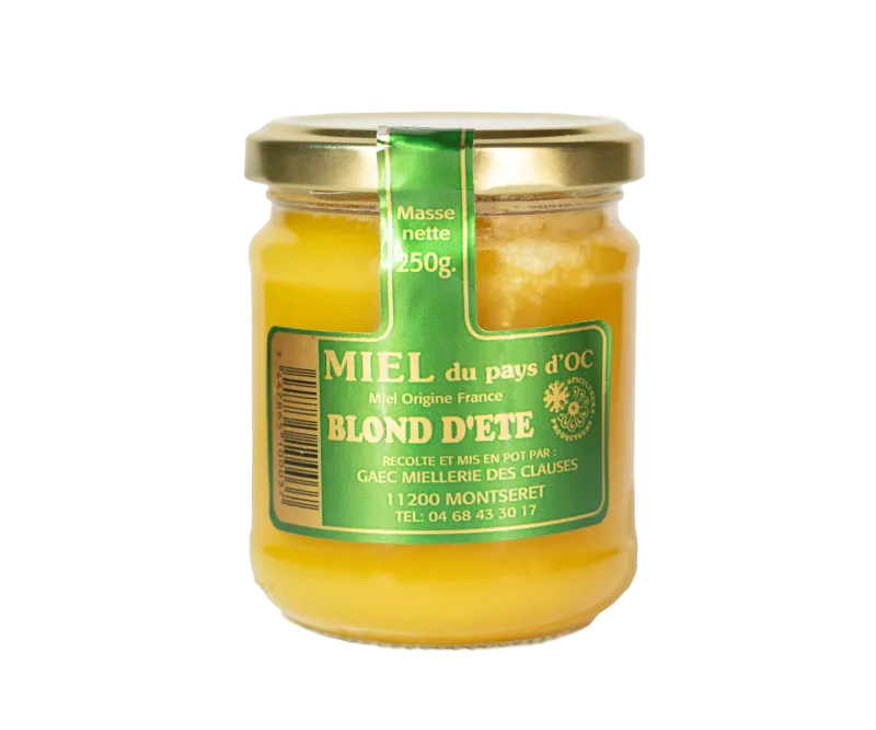 Miel blond d'été 250g Miel blond d'été 250g