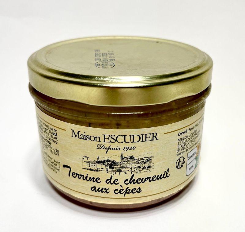 Terrine de Chevreuil aux cèpes