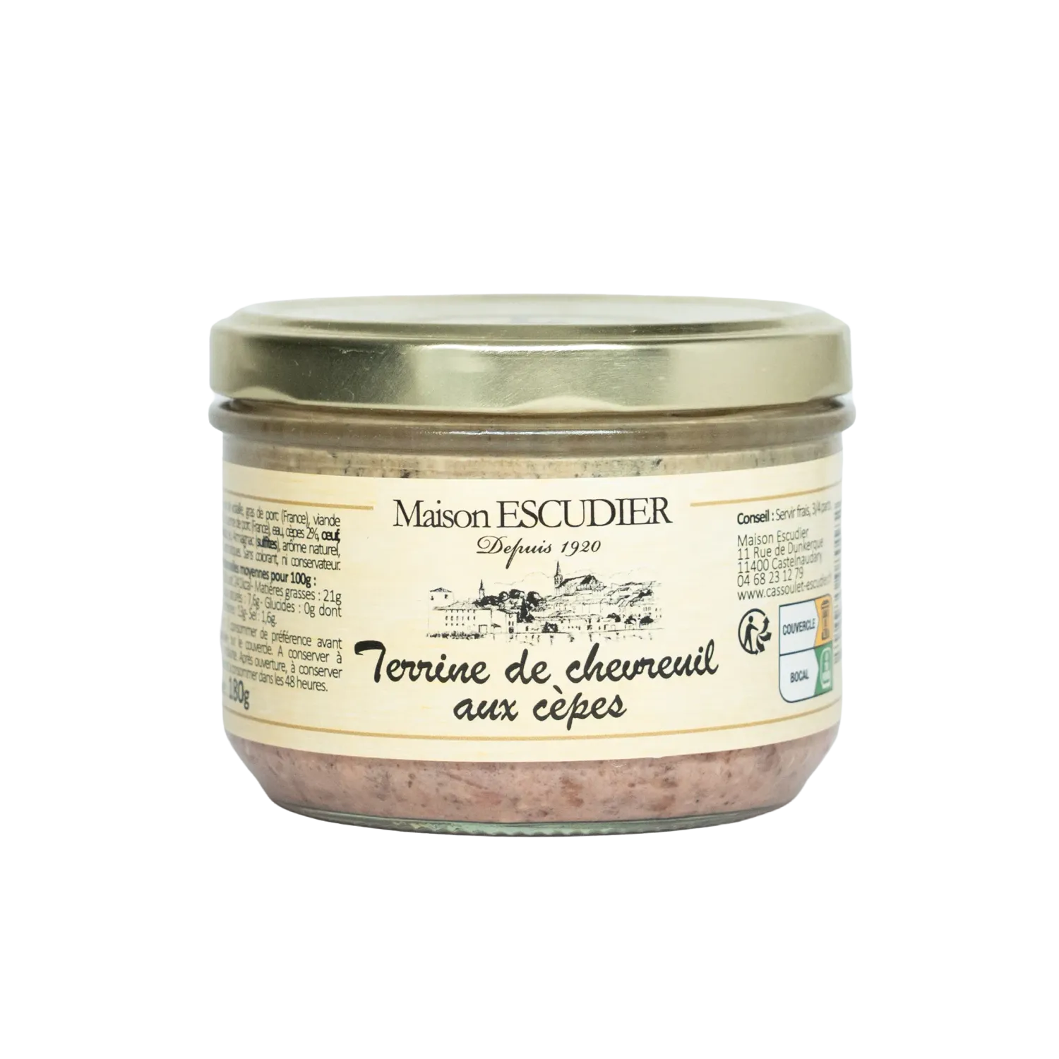 Terrine de Chevreuil aux cèpes