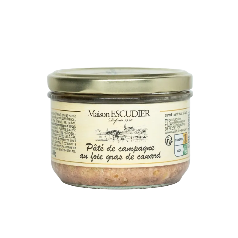 Pâté de Campagne au Foie gras de canard Pâté de Campagne au Foie gras de canard