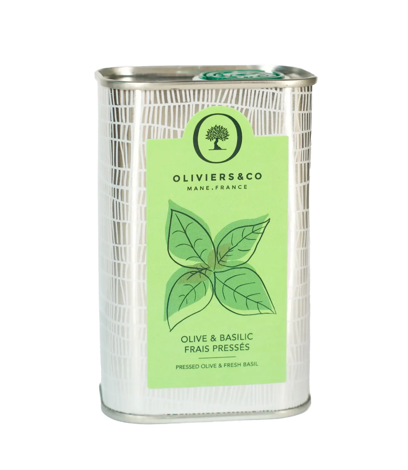 Huile Olive et Basilic frais pressés Huile Olive et Basilic frais pressés