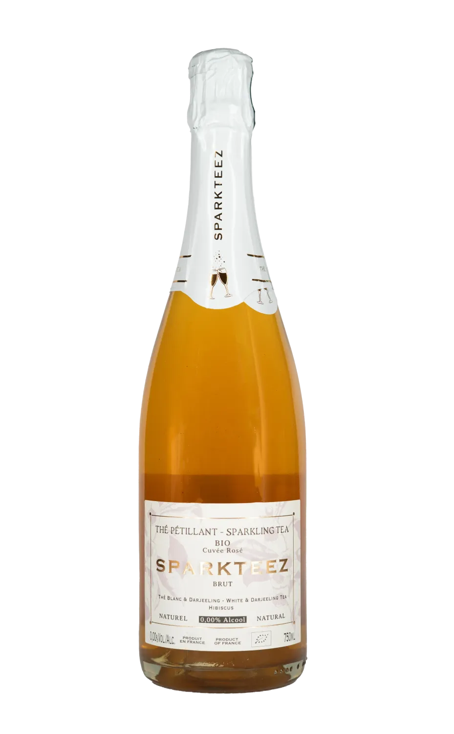 Thé Pétillant cuvée rosé Bio Thé Pétillant cuvée rosé Bio