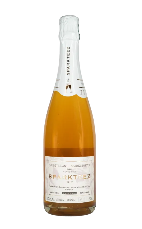 Thé Pétillant cuvée rosé Bio