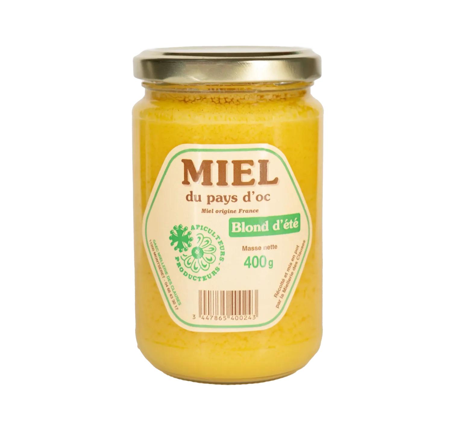 Miel blond d'été 400g Miel blond d'été 400g
