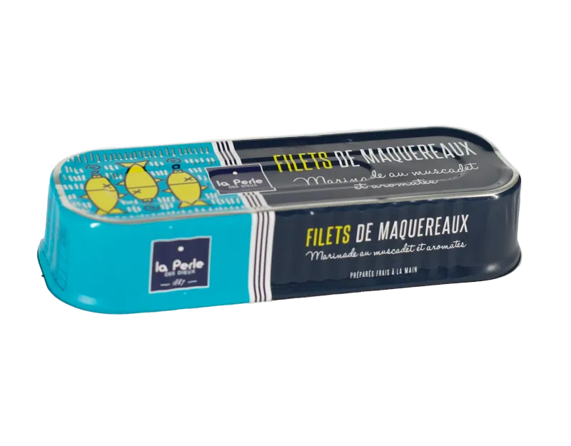 Filets de maquereaux marinade au muscadet et aromates