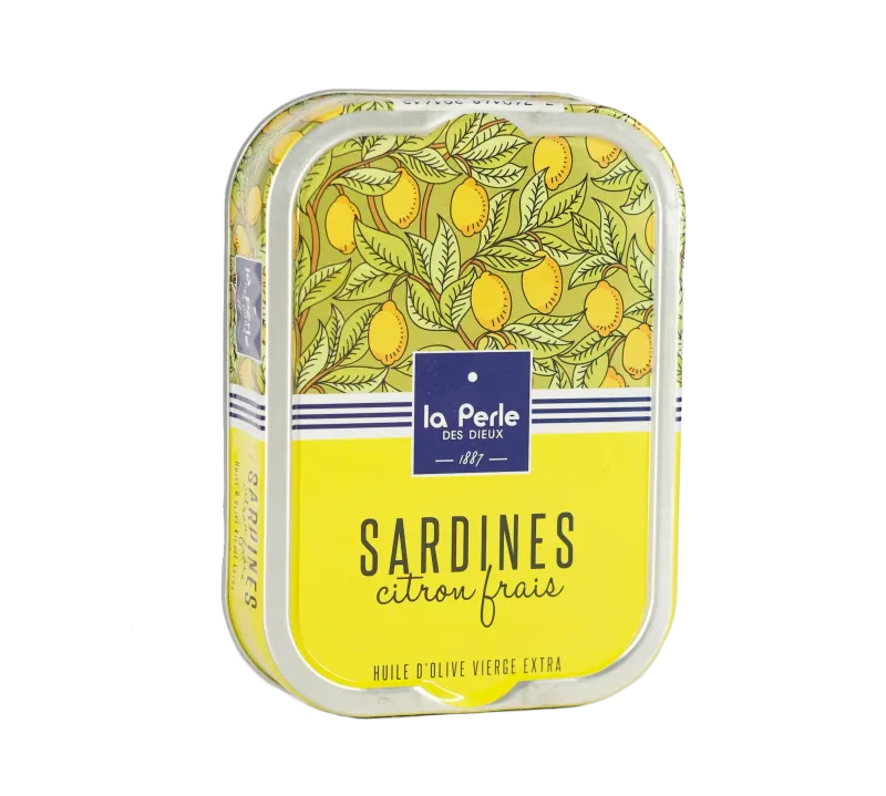 Sardines au citron frais