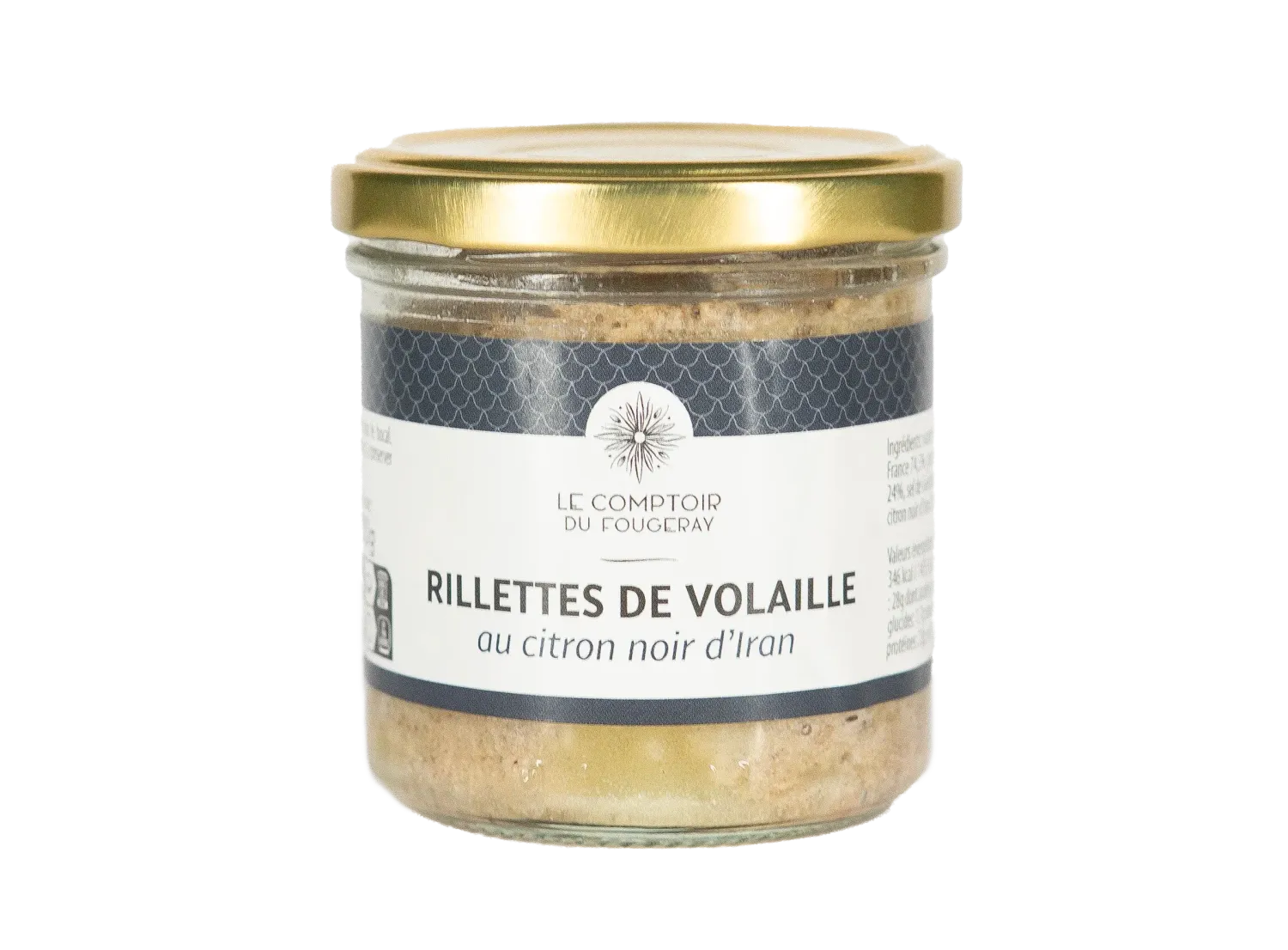 Rillettes de volaille au citron noir d'Iran Rillettes de volaille au citron noir d'Iran