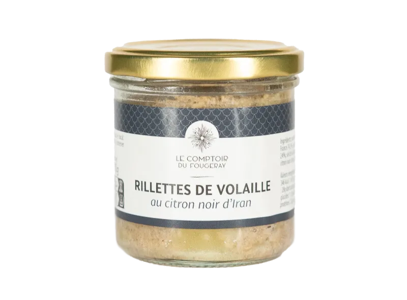 Rillettes de volaille au citron noir d'Iran