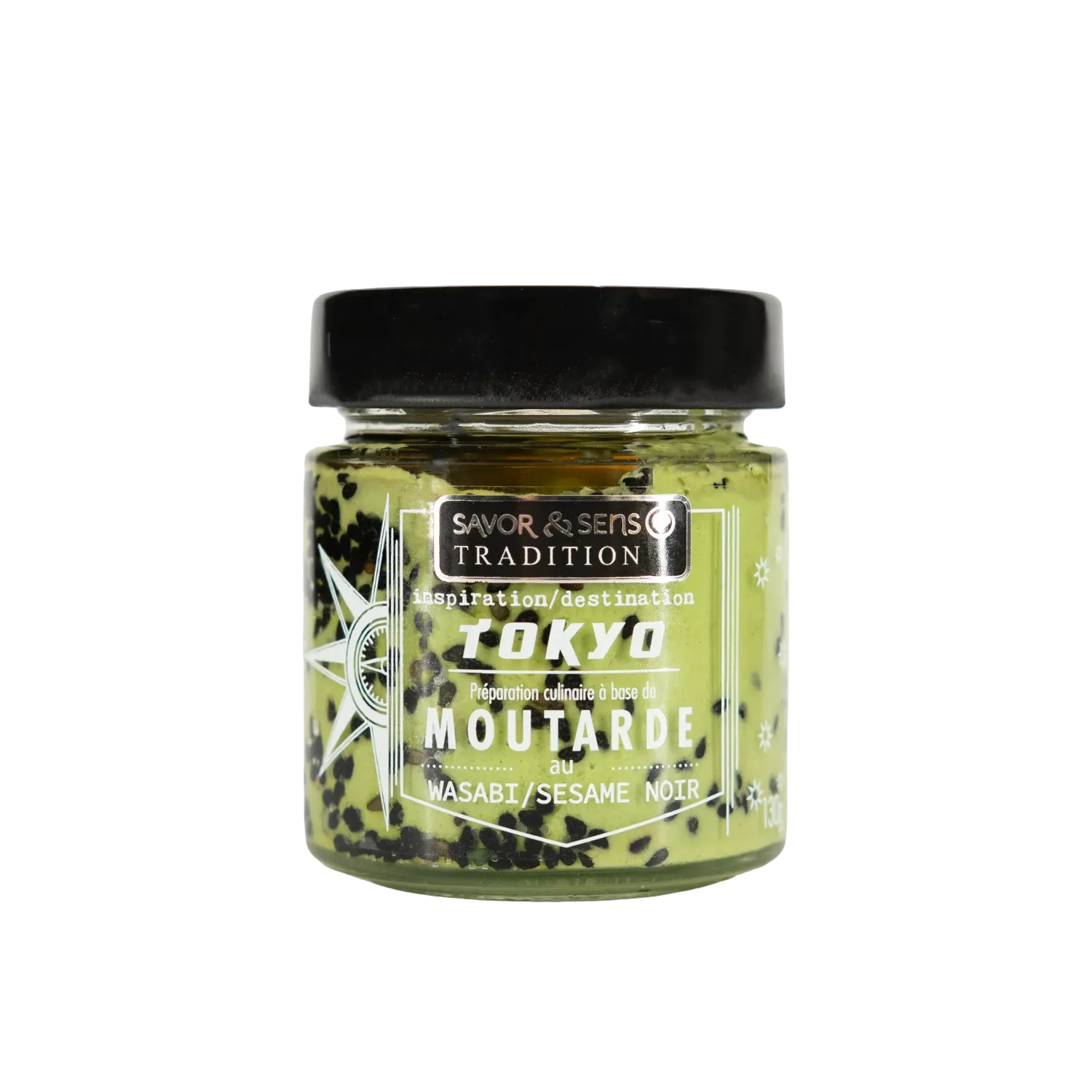 Moutarde Tokyo Wasabi Sésame Noir Moutarde Tokyo Wasabi Sésame Noir