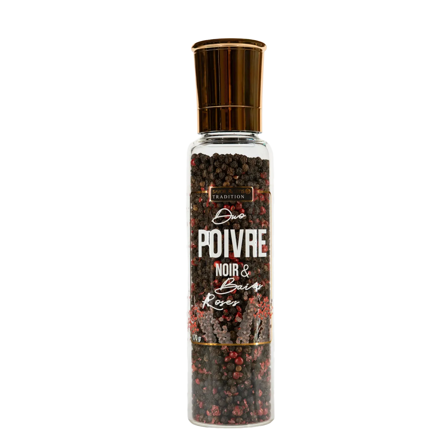 Moulin Duo Poivre Noir et Baies Roses