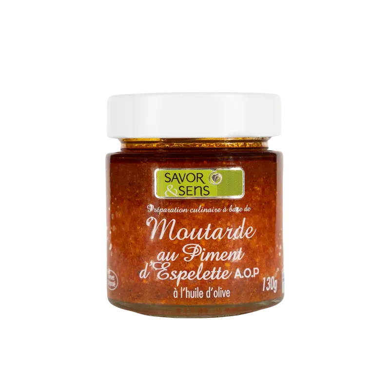 Moutarde au Piment d'Espelette AOP Moutarde au Piment d'Espelette AOP