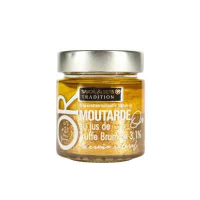 Moutarde dorée au jus de Truffe Brumale 3,1%