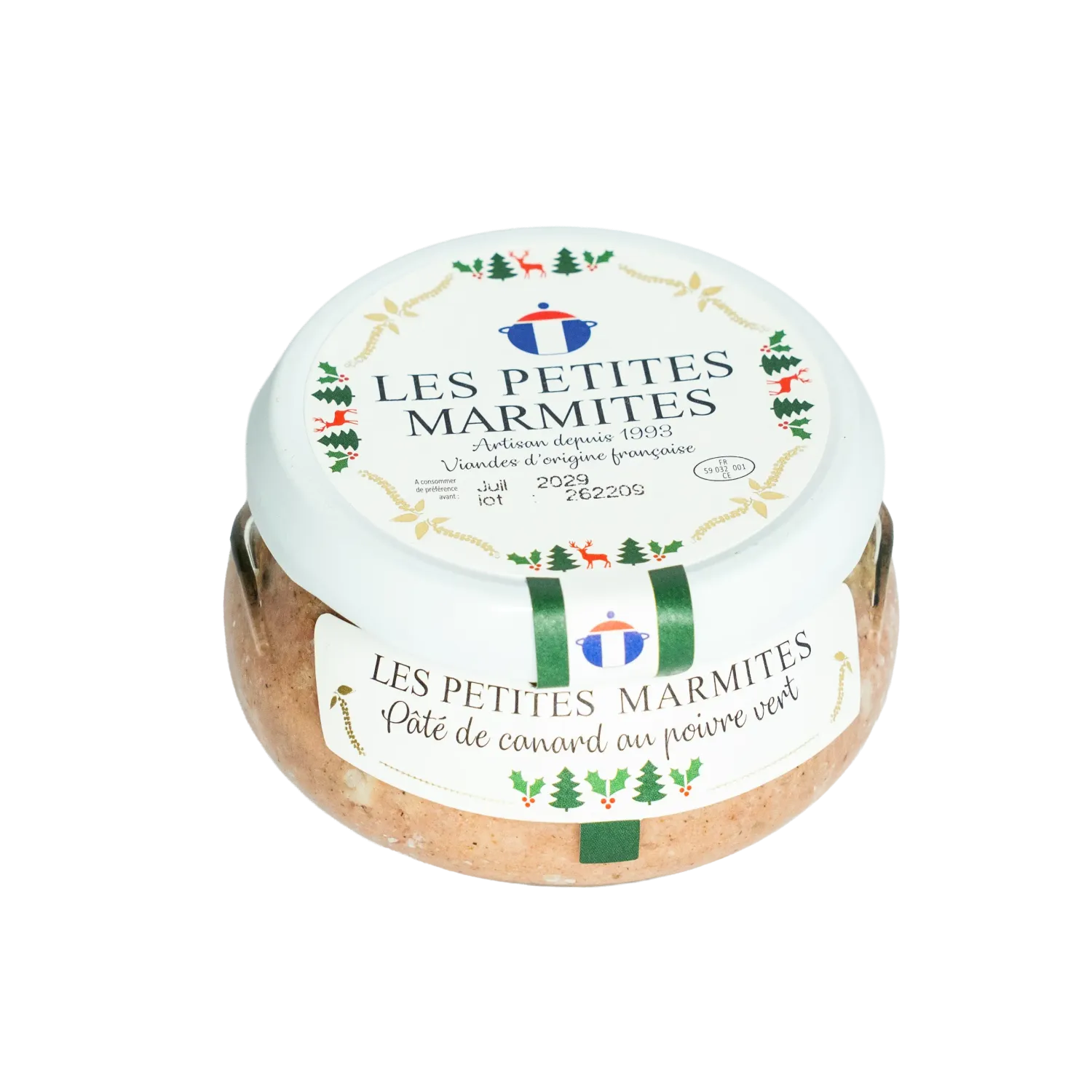 Pâté de canard au poivre vert
