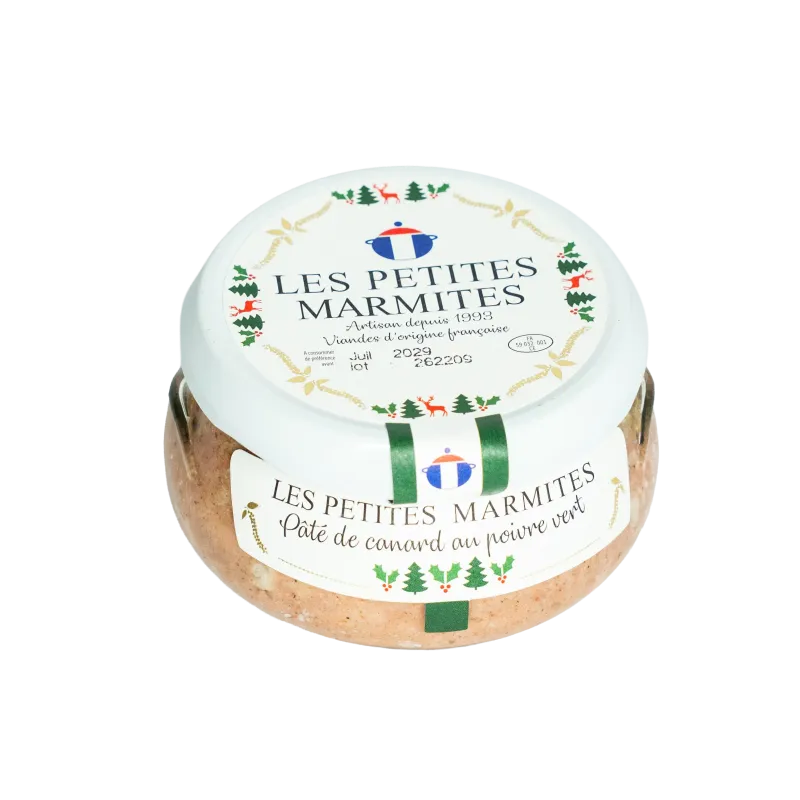 Pâté de canard au poivre vert
