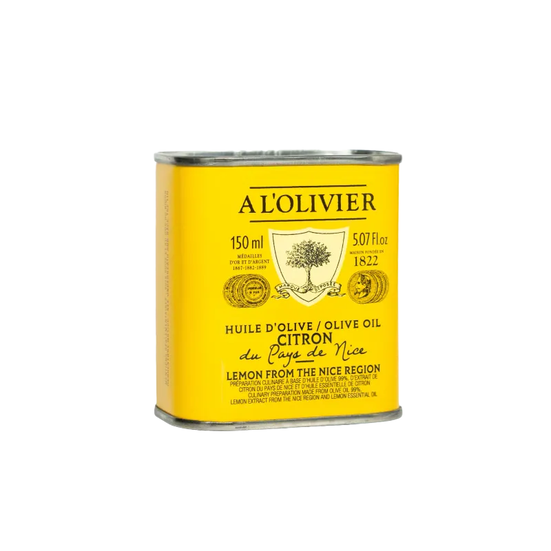 Huile d'olive infusée au citron du pays de Nice