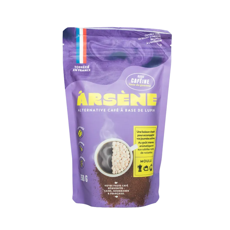 Arsène Guarana - Alternative au café à base de lupin avec caféine Arsène Guarana - Alternative au café à base de lupin avec caféine