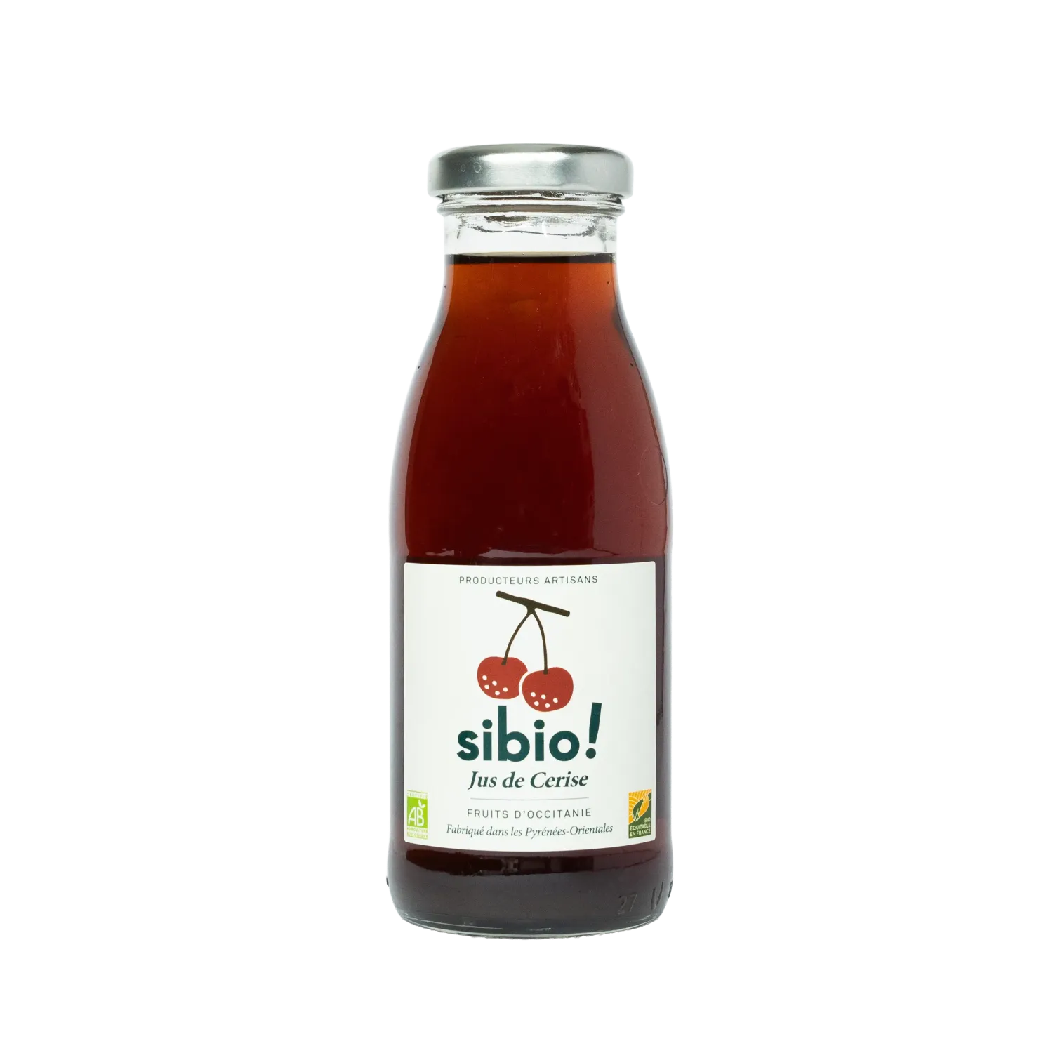 Jus de cerise bio - 25 cl Jus de cerise bio - 25 cl