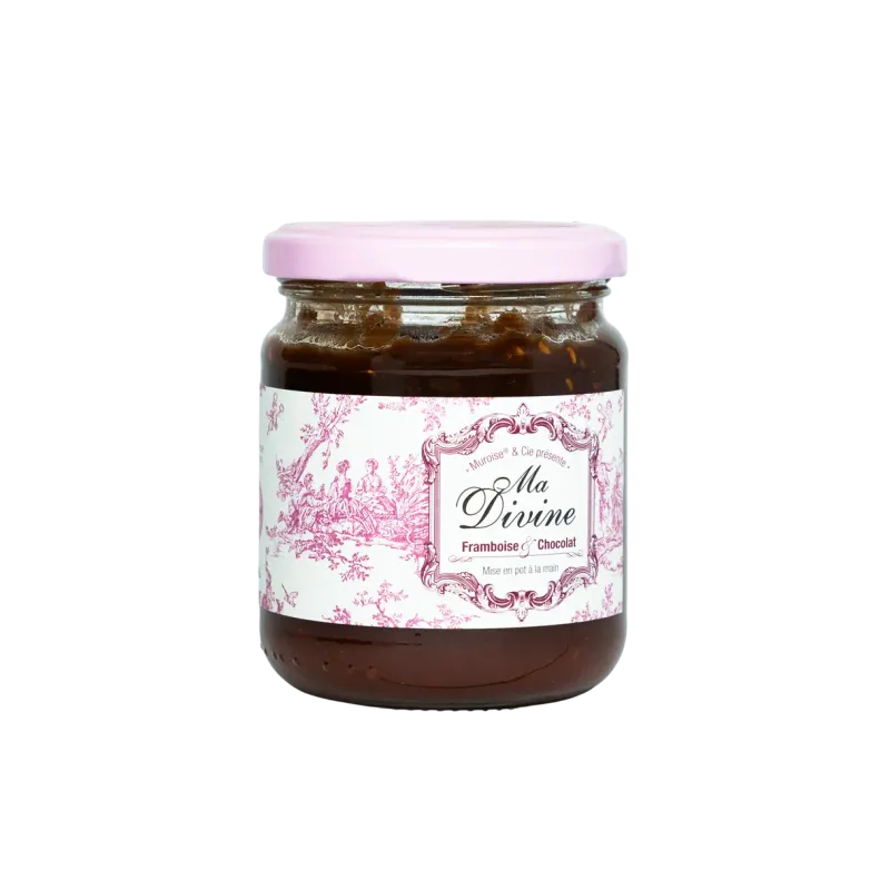 Confiture Confiture "Ma Divine" framboise et chocolat