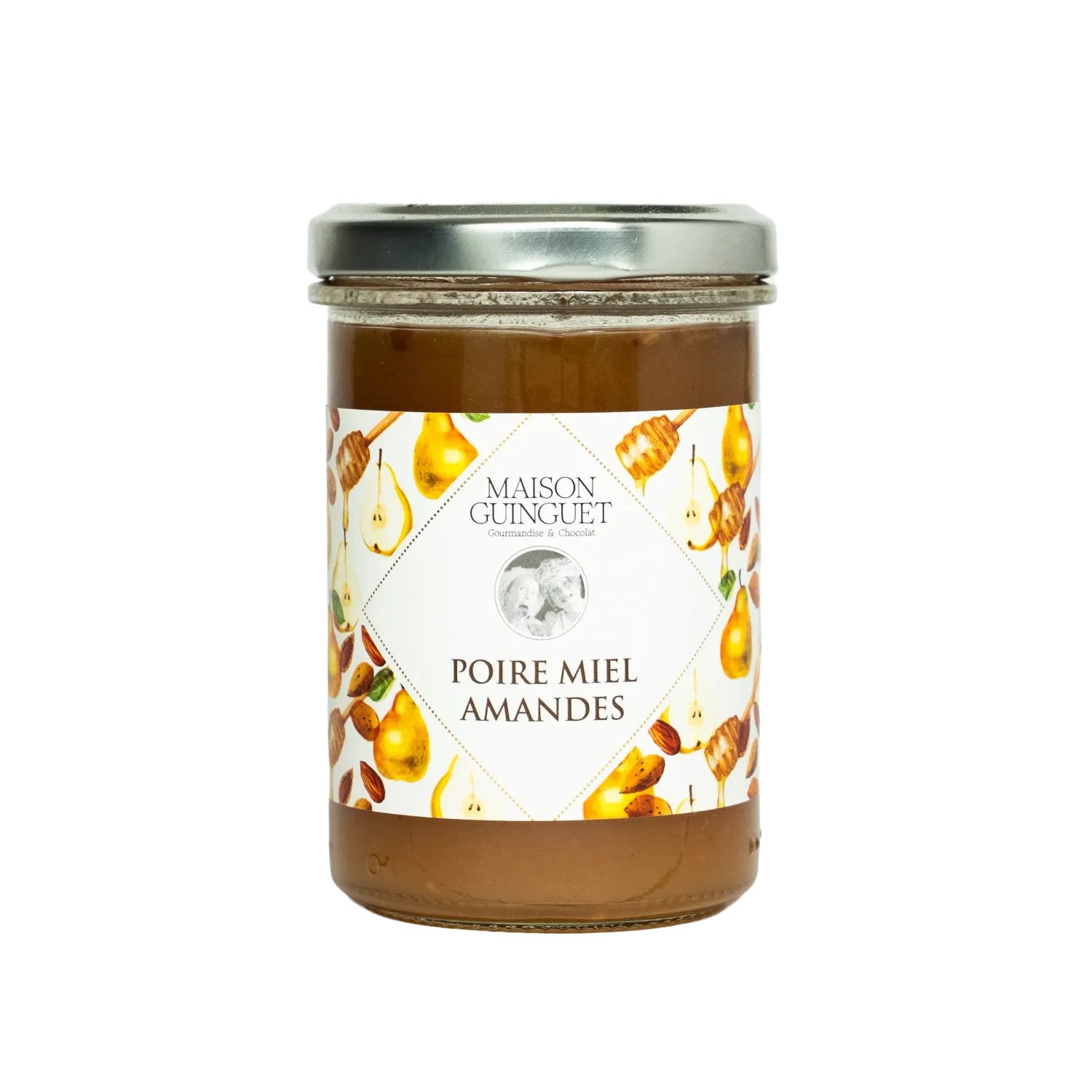 Confiture Poire Miel Amandes