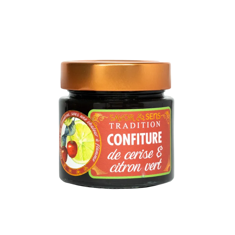 Confiture Cerise & Citron Vert Confiture Cerise & Citron Vert