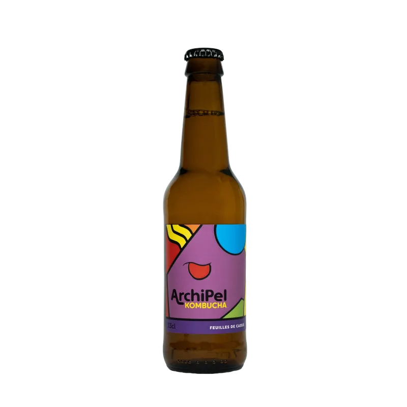 Kombucha Feuilles de Cassis Bio - 33 cl Kombucha Feuilles de Cassis Bio - 33 cl