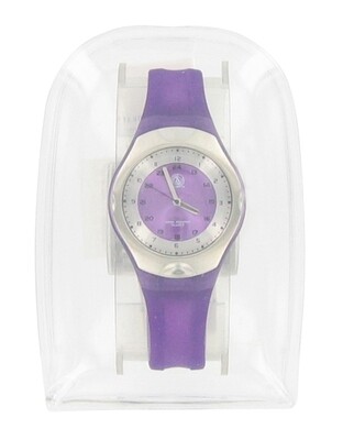 Cyber Quartz Gel Watch, Purple