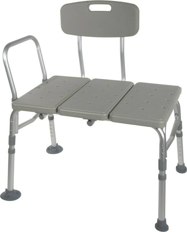 Transfer Tub Bench with Back