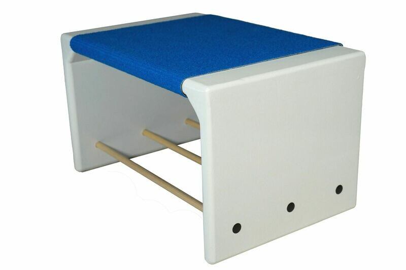 UP Designfußbank blau UP Designfußbank blau