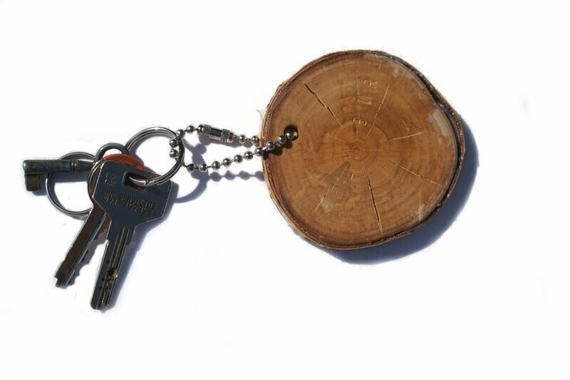 Birke natur Schlüsselanhänger mit Kette Birke natur Schlüsselanhänger mit Kette