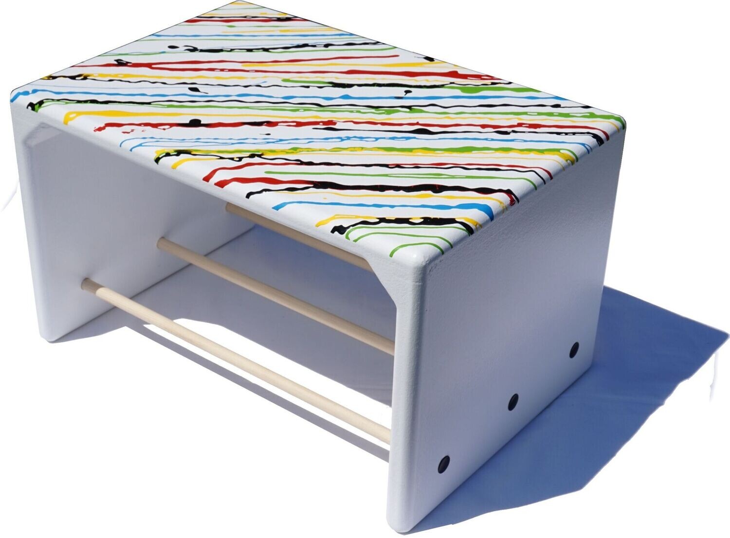 UP Designfußbank Pop Art