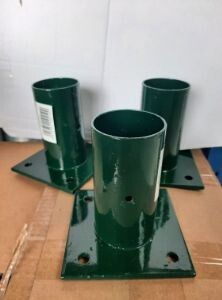 Paalvoet/voetstuk voor paal 48mm groen