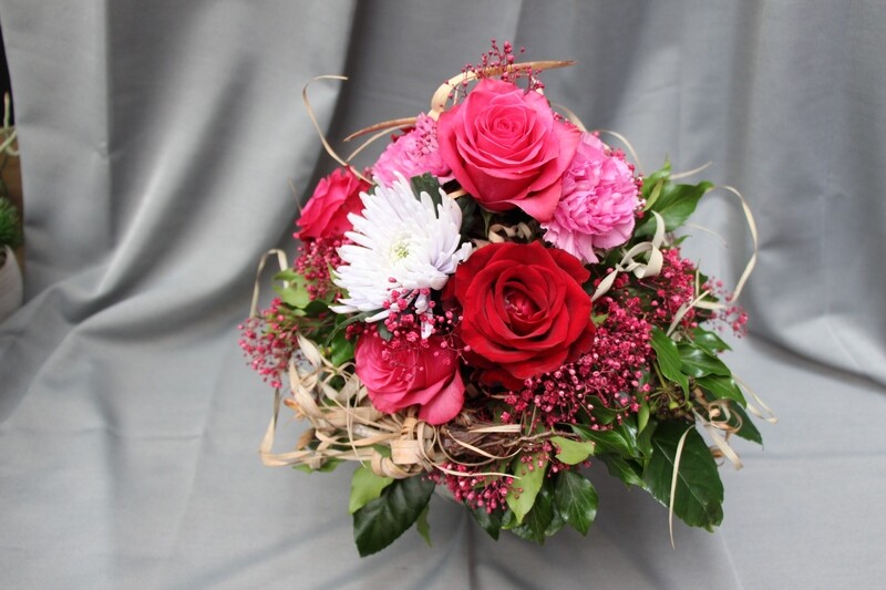 Beerenfarbige Wintergrüße