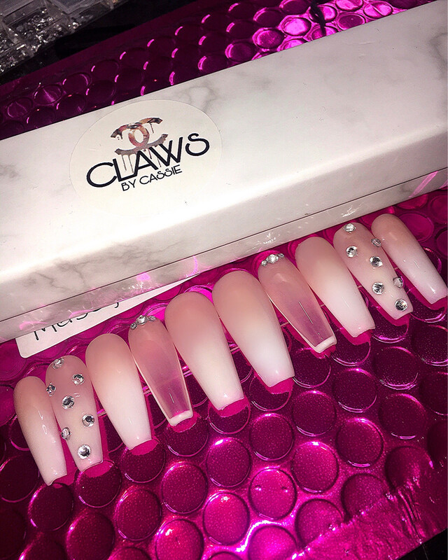 French Ombré Bling 🤍 FREE SHIPPING