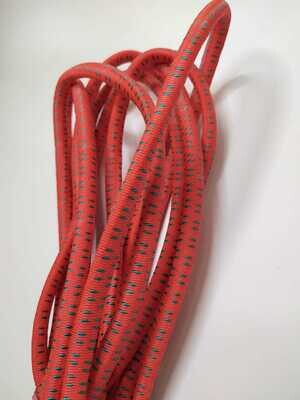 Шнур эластичный 10мм (красный с меткой)